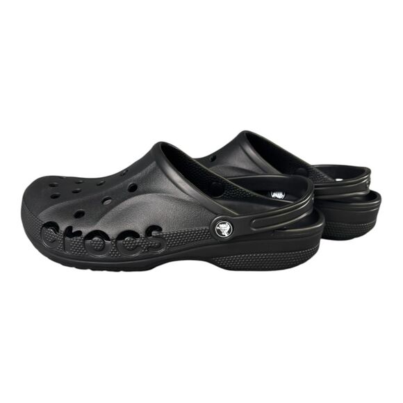 Crocs Baya Black Classic Clogs Comfort Slip On Shoes Men's Size 10 Women 12 NEW - Picture 2 of 9